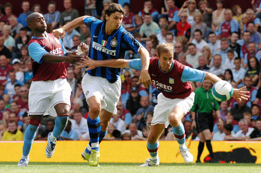 Zlatan Ibrahimovic, Inter och Olof Mellberg och Young,