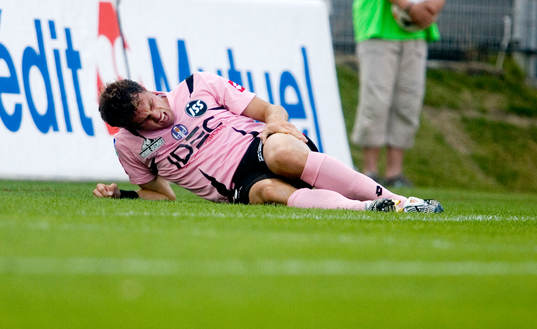 Johan Elmander, Toulouse, skada