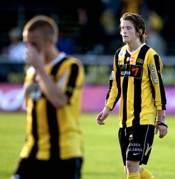 Häcken deppar. Depp