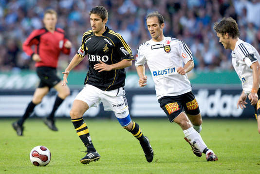 Gabriel Özkan, AIK, och Imad Chadeh, Brommapojkarna