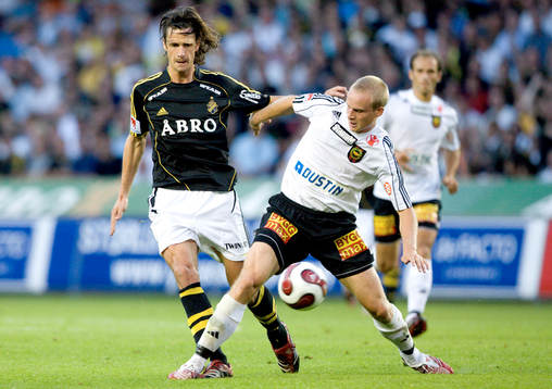 Ivan Obolo, AIK, och Pär Asp, BP