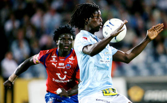 Jimmy Dixon, MFF och Razak Omotoyossi, HIF