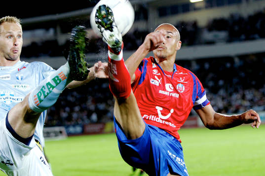 Jon Inge Höiland, MFF och Henrik Larsson, HIF