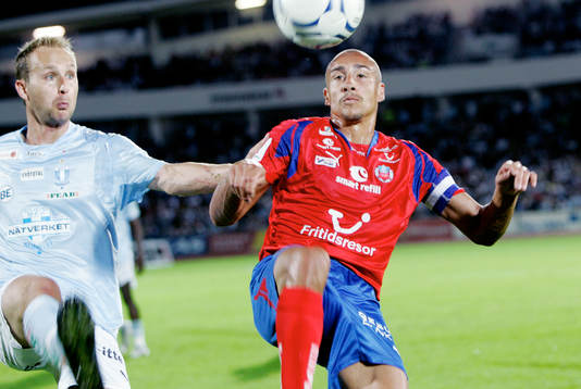 Jon Inge Höiland, MFF och Henrik Larsson, HIF
