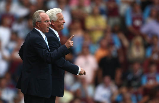 Sven Göran Eriksson, tränare Manchester City och Hasse
