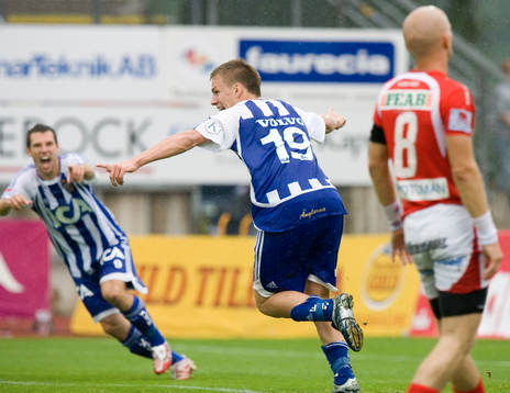 Pontus Wernbloom och Stefan Selakovic, Göteborg. Glädje