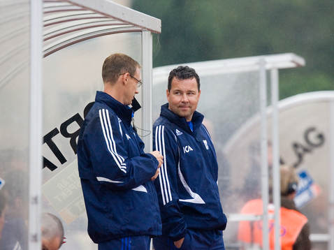 Stefan Rehn och Jonas Olsson, tränare, Göteborg.