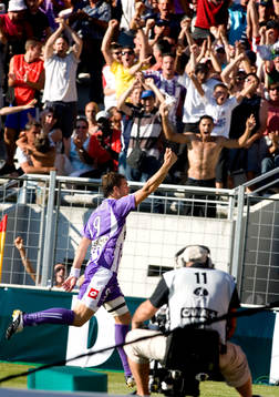 Johan Elmander, Toulouse. Jubel