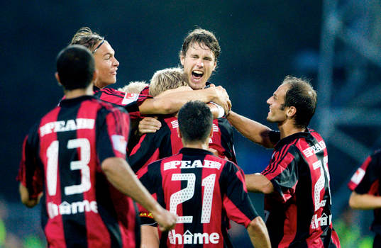 Fotboll, Allsvenskan, jubel, Brommapojkarna, Håkan
