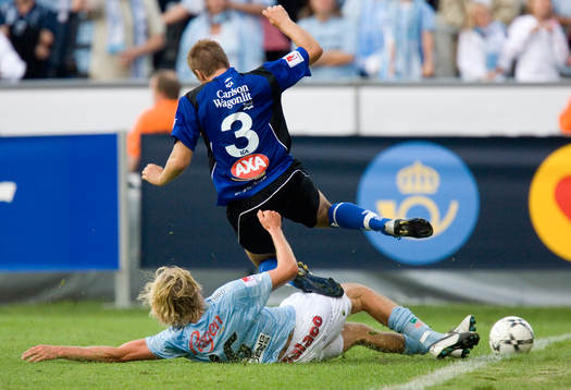 Tackling. Glidtackling