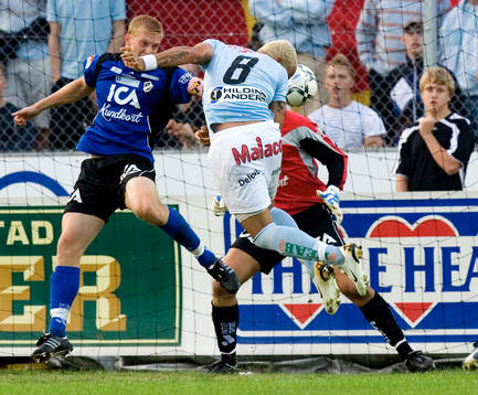 Peter Larsson, Halmstad. Junior, Malmö. Nick