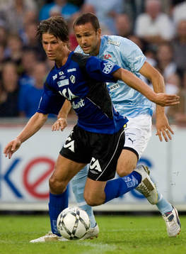 Dusan Djuric, Halmstad och Jonatan Johansson, Malmö