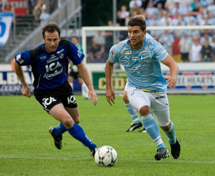 Hasse Mattisson, Halmstad och Labinot Harbuzi, Malmö