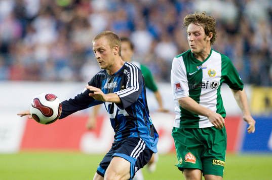 Daniel Sjölund, Djurgården, och Haris Laitinen, Hammarby