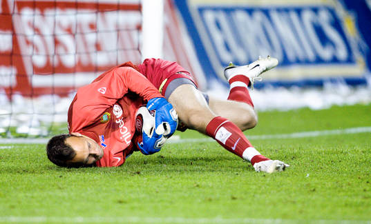 Benny Lekström, målvakt, Hammarby. Räddning