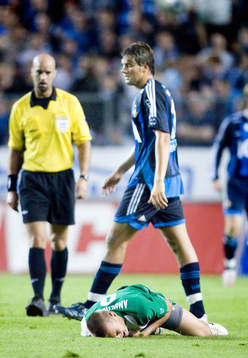 Mikael Dahlberg, Djurgården, och Petter Andersson,