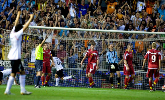 David Silva, Valencia jubel, Elfsborg depp, Anders