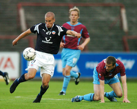 Fotboll, kval, UEFA-cupen, Drogheda - Helsingborg;