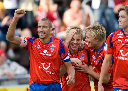 Henrik Larsson, Helsingborg, jubel