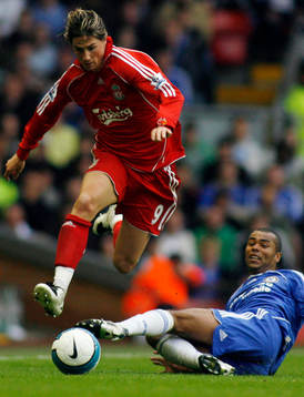Fernando Torres, Liverpool och Ashley Cole, Chelsea