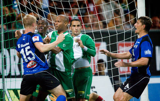 Christian Traoré, Hammarby och Peter Larsson, Halmstad