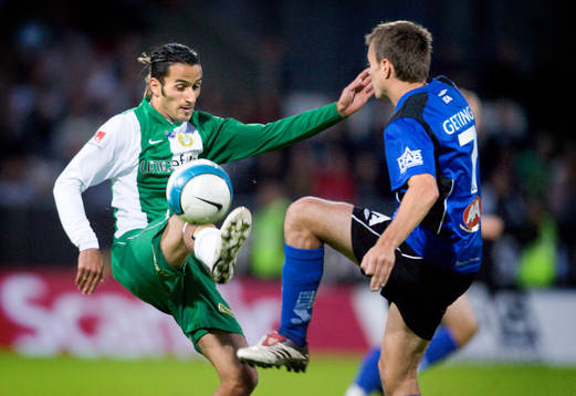 Erkan Zengin, Hammarby, och Martin Fribrock, Halmstad
