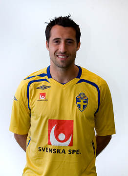 Fotboll, Sverige A, porträtt, Matias Concha