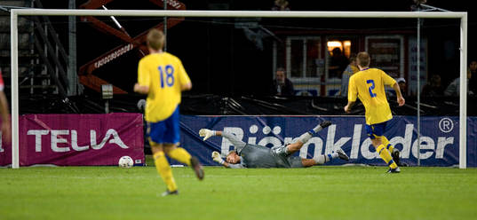 Johan Dahlin, målvakt, Sverige
