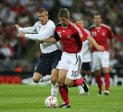 David Beckham och Philipp Lahm