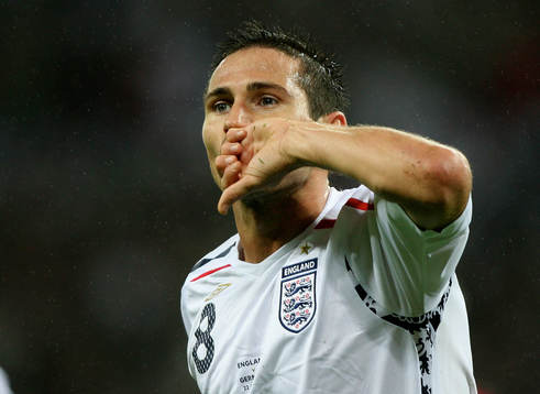 Frank Lampard, England, jubel