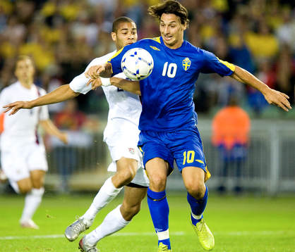Zlatan Ibrahimovic, Sverige och Oguchi Oneywu, USA