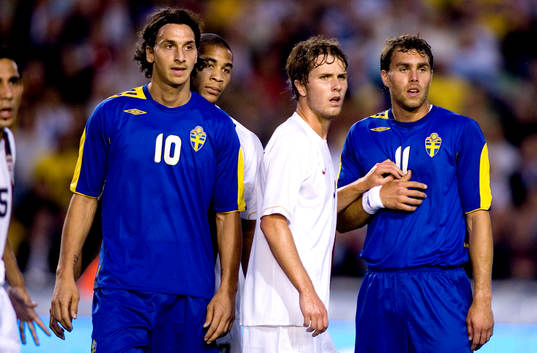 Zlatan Ibrahimovic, Johan Elmander, Sverige, Michael