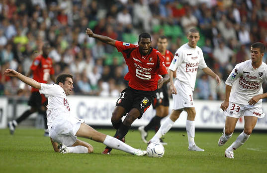 Fotboll, Franska ligan, Rennes - Metz