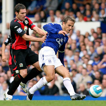 Phil Neville, Everton och David Dunn, Blackburn