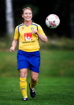 Fotboll, dam, Landslag, Sverige