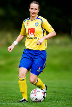 Fotboll, dam, Landslag, Sverige