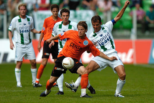 Fotboll, Holländsk liga, Groningen - Grafschaap
