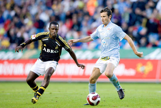 Dulee Johnson, AIK, och Yksel Osmanovski, Malmö FF