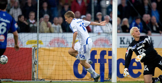 0-1, Pontus Wernbloom, Göteborg, förbi Magnus Bahne,