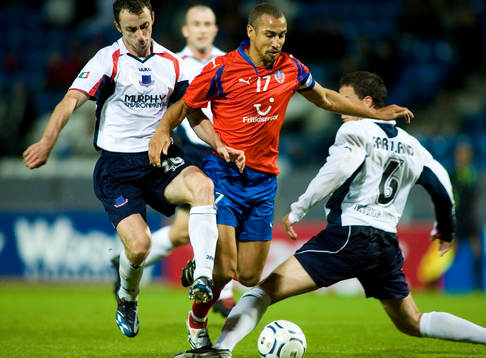 Ollie Cahill och Henrik Larsson (Henke)