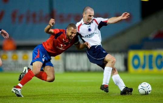Henrik Larsson och Paul Keegan