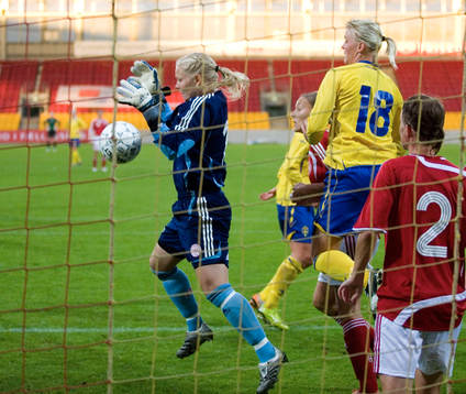 Tine Cederkvist, målvakt, Danmark