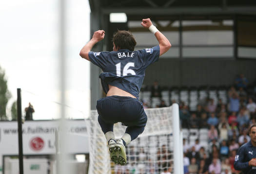 Gareth Bale, Tottenham (Jubel)