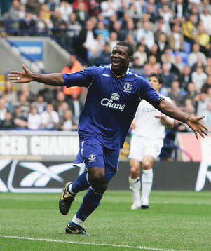 Ayegbeni Yakubu, Everton (Jubel)