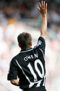 Michael Owen, Newcastle (Jubel)
