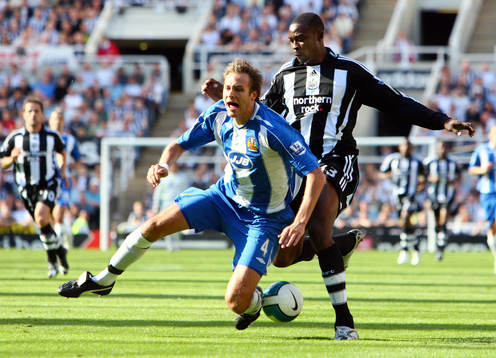 Fotboll, engelsk, Premier League, Newcastle United - Wigan