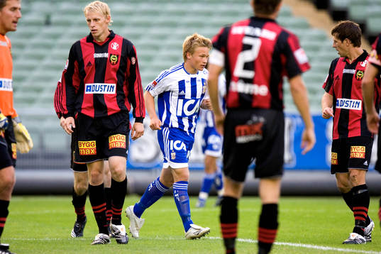 15-årige debutanten Niklas Bärkroth, bland stora