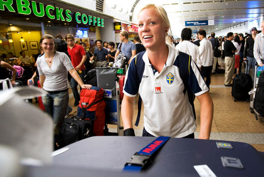 Caroline Seger. Flygterminal