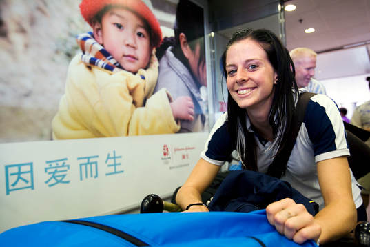 Lotta Schelin. Flygterminal