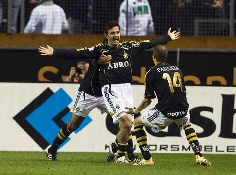 Lucas Valdemarin, AIK. Glädje. Jubel